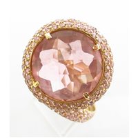 Ring Damiata Gioielli Woman in Rose Gold Quarzo idrotermale 3244/102-D199 - 3244/102-D199
